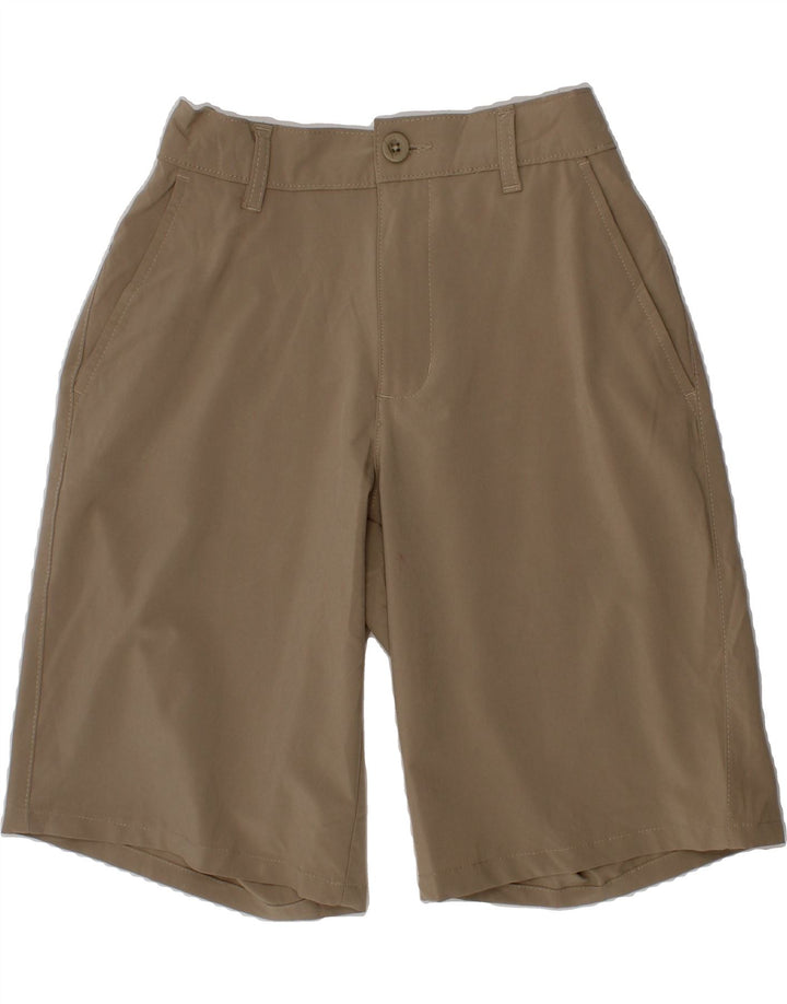 IZOD Boys Regular Chino Shorts 13-14 Years W24  Beige Polyester Vintage Izod and Second-Hand Izod from Messina Hembry 