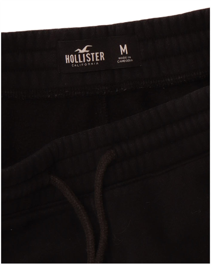 HOLLISTER Mens Tracksuit Trousers Joggers Medium Black