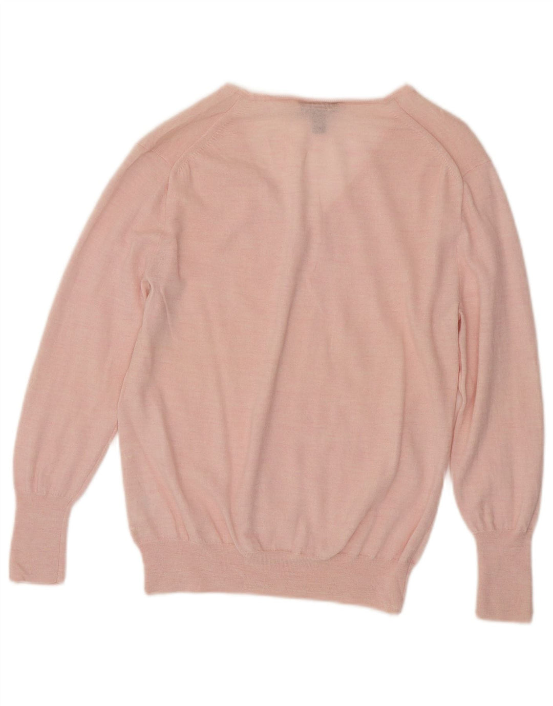 J. Crew Womens V-Neck Jumper Sweater UK 14 Large Pink