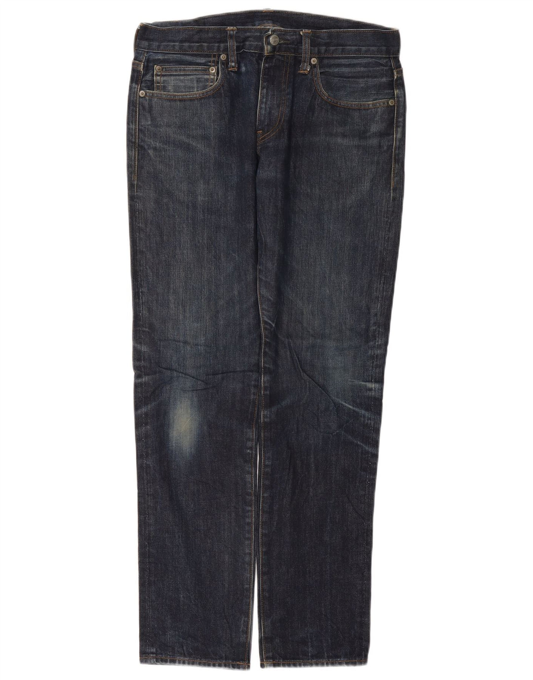 J. CREW Mens 770 Straight Jeans W34 L30 Navy Blue