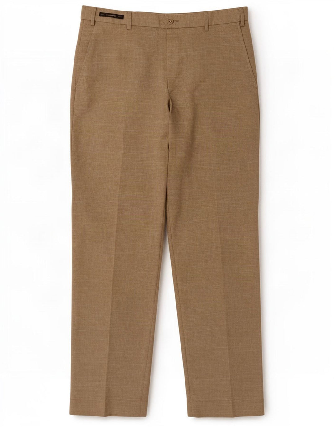 Marks & Spencer Mens Straight Suit Trousers W32 L31 Beige Polyester