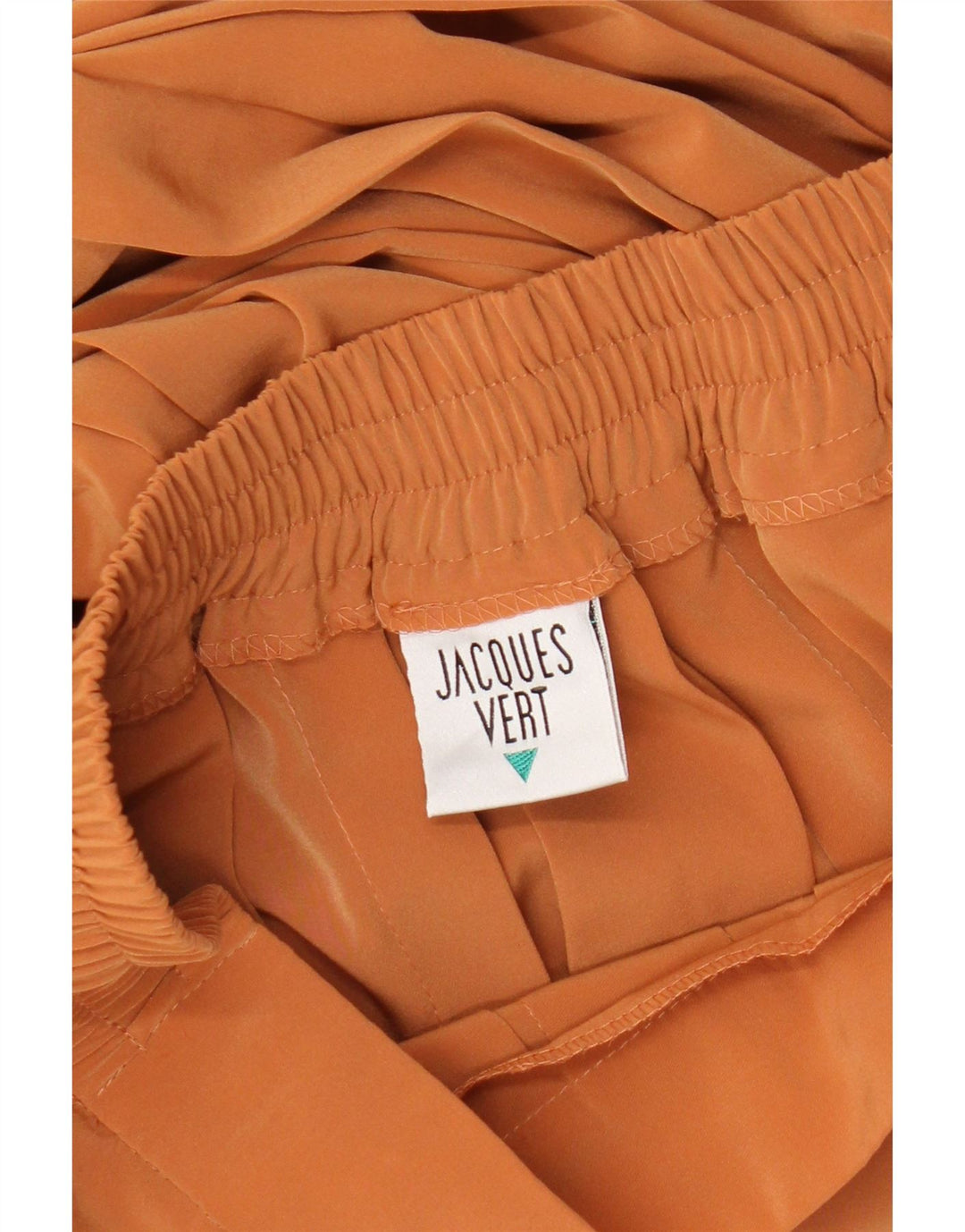 Jacques Vert Womens Pleated Skirt UK 16 Large W34  Brown Polyester