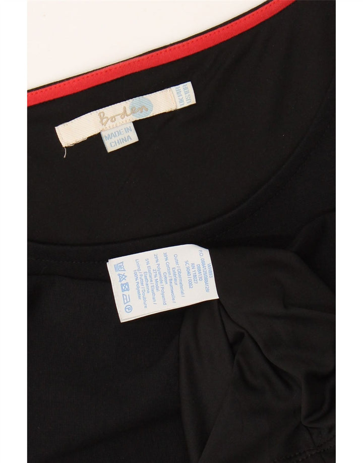 BODEN Womens A-Line Dress UK 14 Large Multicoloured Colourblock Cotton