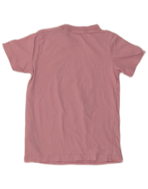 NIKE Girls Graphic T-Shirt Top 6-7 Years XS Pink Cotton