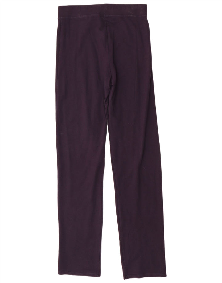 MARKS & SPENCER Womens Leggings UK 12 Medium Navy Blue Cotton