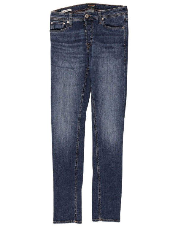 Jack & Jones Mens GLENN Slim Jeans W31 L34 Blue Cotton