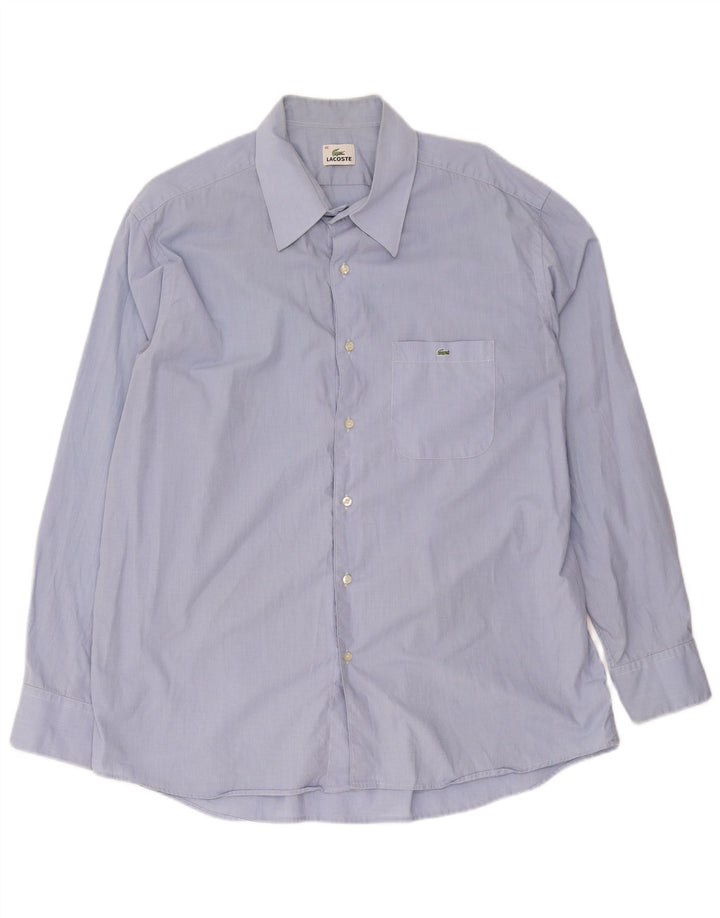 Lacoste Mens Shirt Size 46 2XL Blue