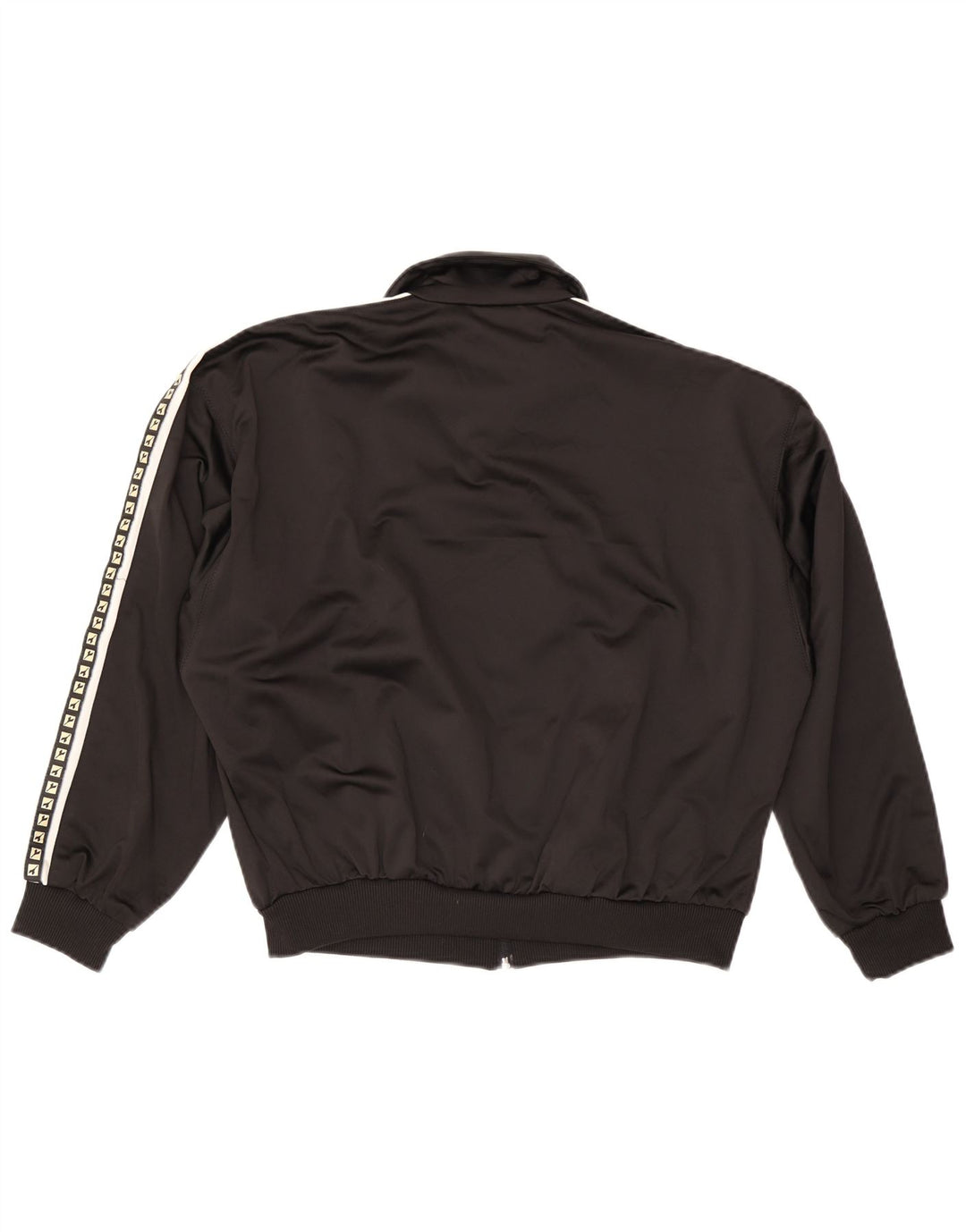 Diadora Mens Graphic Tracksuit Top Jacket UK 34 XS Black Polyester