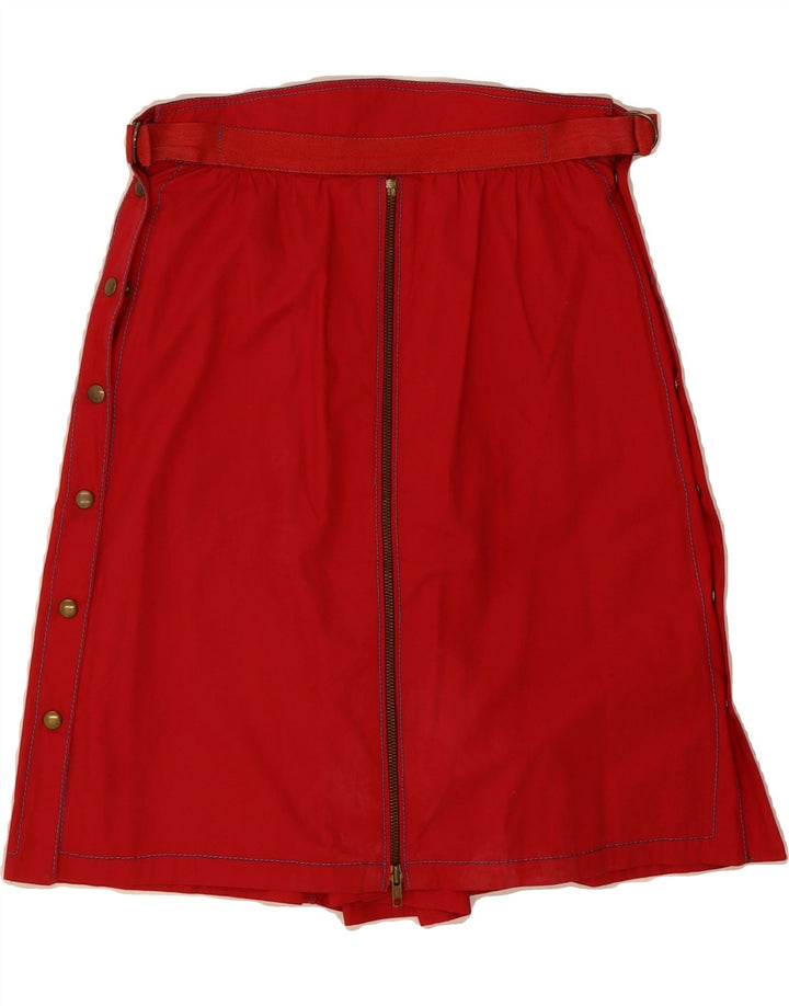 VINTAGE Womens Skort UK 12 Medium  Red Vintage Vintage and Second-Hand Vintage from Messina Hembry 