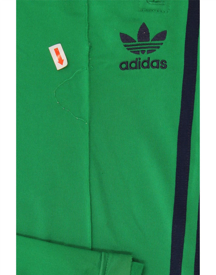 ADIDAS Womens Tracksuit Trousers EU 38 Medium Green Polyester