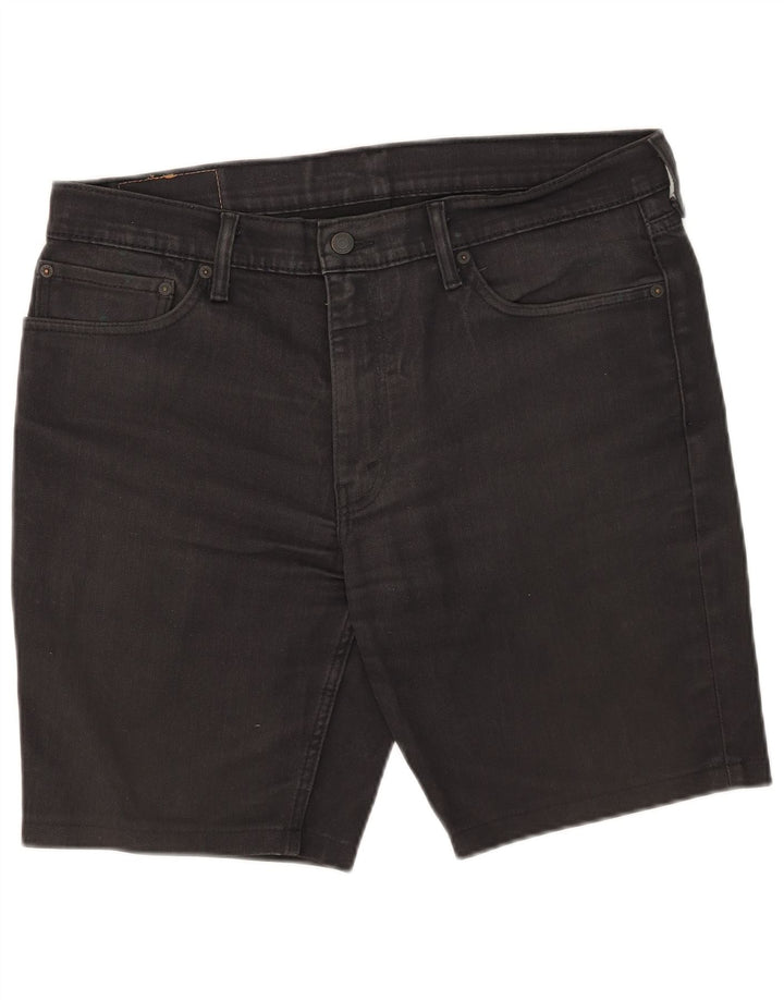 Levi's Mens 511 Denim Shorts W36 Large Black Cotton