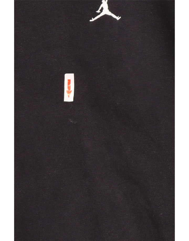 Jordan Mens Sweatshirt Jumper Small Black Cotton