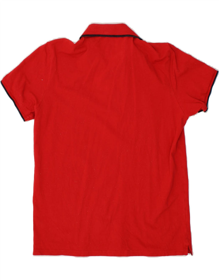 CHAMPION Womens Polo Shirt UK 16 Large Red Vintage Champion and Second-Hand Champion from Messina Hembry 
