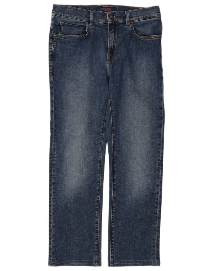 TRUSSARDI Womens Straight Jeans W31 L28 Blue