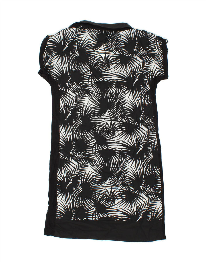 OASIS Womens Shift Dress UK 6 XS Black Floral Polyester Vintage Oasis and Second-Hand Oasis from Messina Hembry 