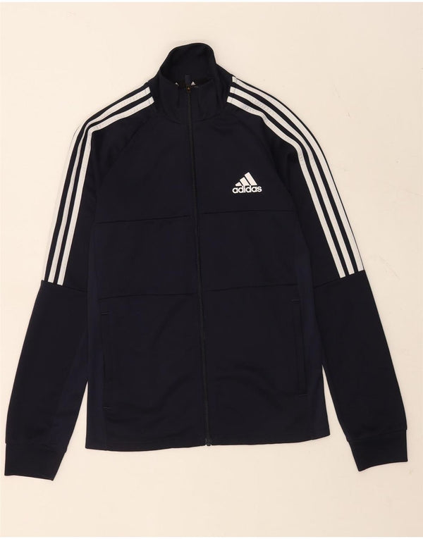 Adidas Mens Aeroready Tracksuit Top Jacket Small Navy Blue Polyester