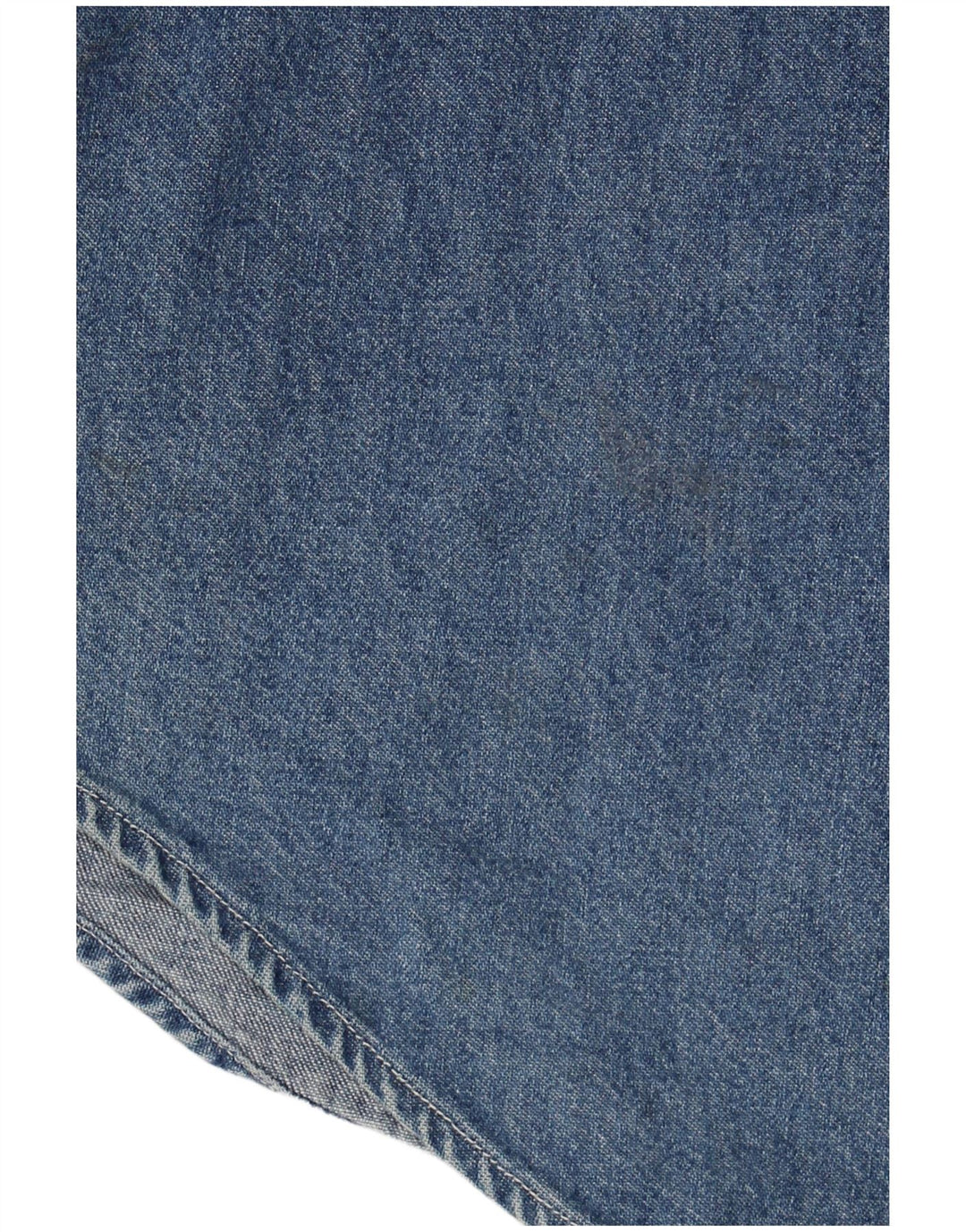 EDDIE BAUER Mens Denim Shirt 2XL Blue Cotton