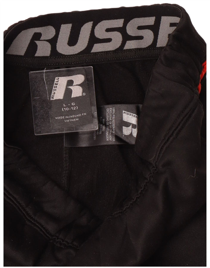Russell Athletic Boys Tracksuit Trousers 10-11 Years Large Black