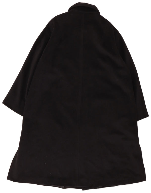 CERRUTI 1881 Womens Oversized Overcoat IT 44 Medium Black Angora