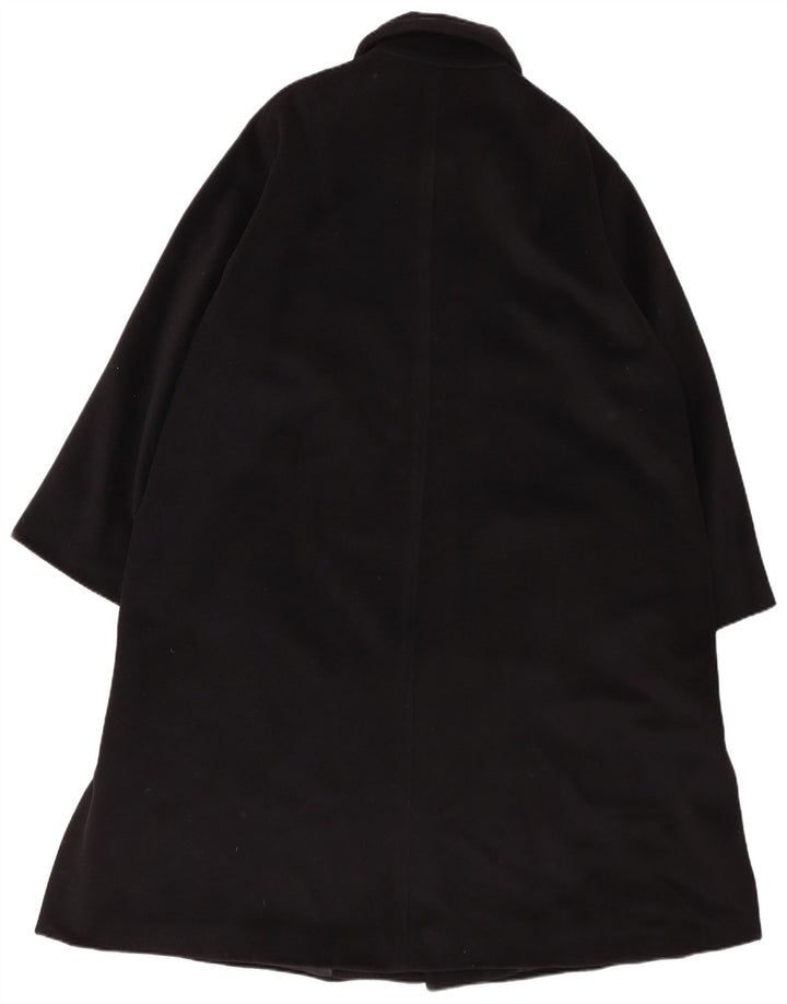 CERRUTI 1881 Womens Oversized Overcoat IT 44 Medium Black Angora