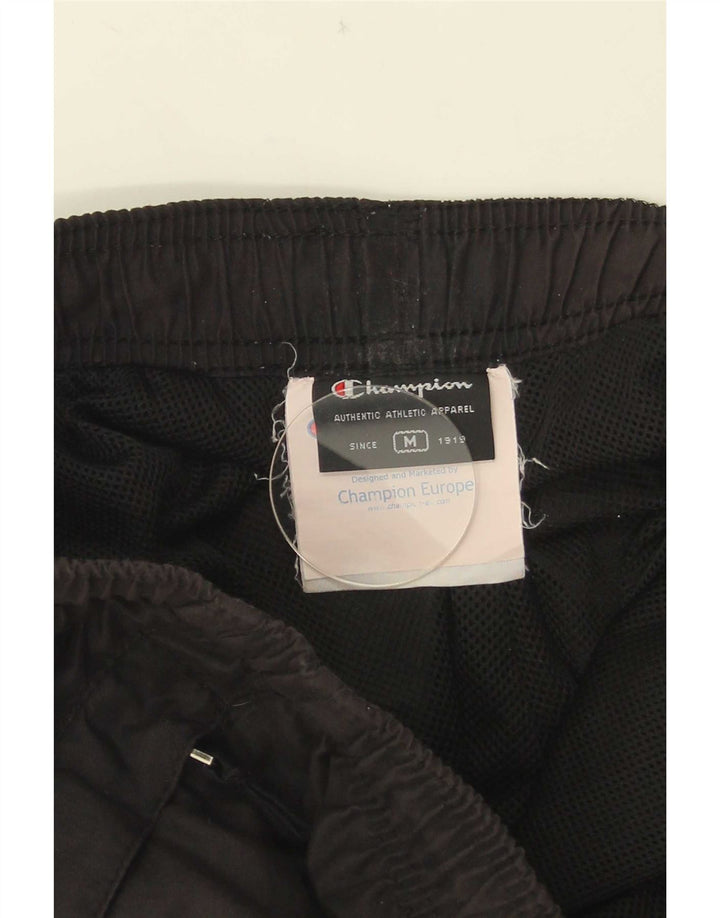 Champion Mens Tracksuit Trousers Medium Black Polyester