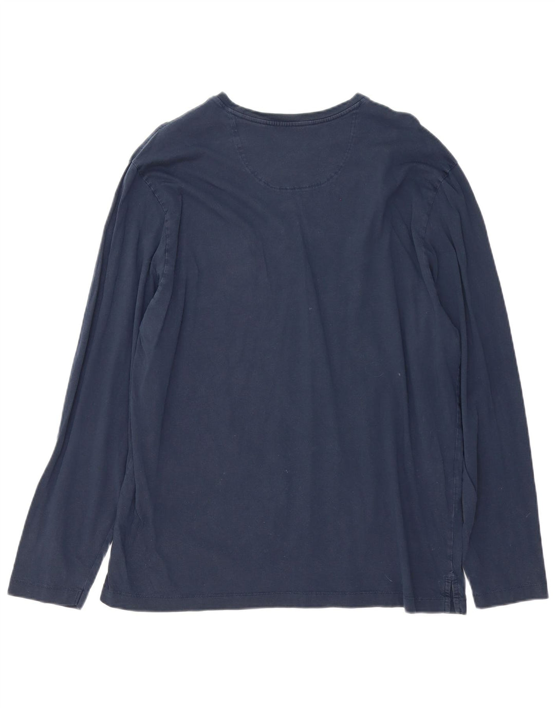Tommy Bahama Mens Top Long Sleeve Large Navy Blue Cotton