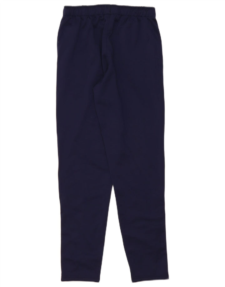 Puma Boys Tracksuit Trousers 13-14 Years Navy Blue Polyester