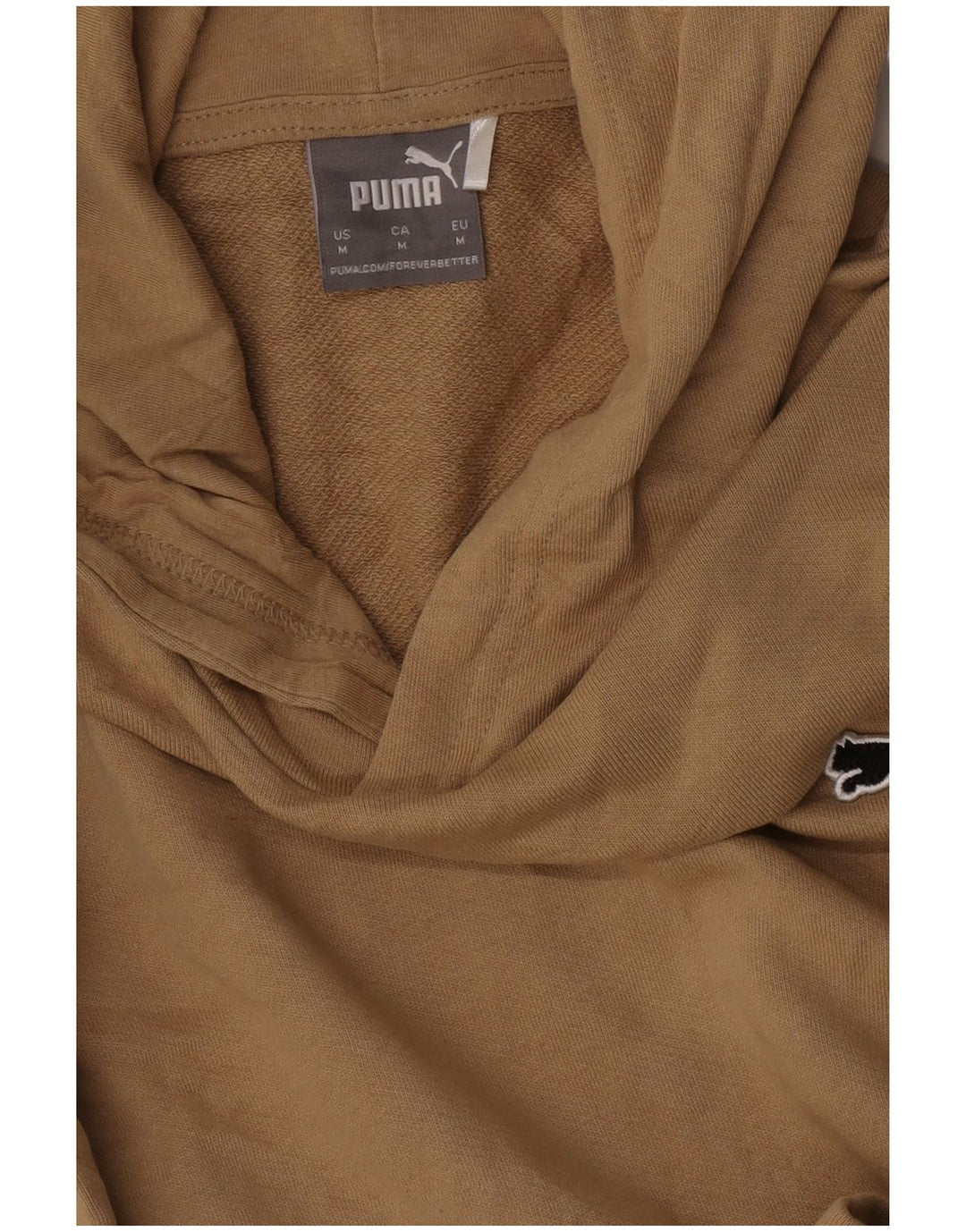 Puma Mens Hoodie Jumper Medium Beige
