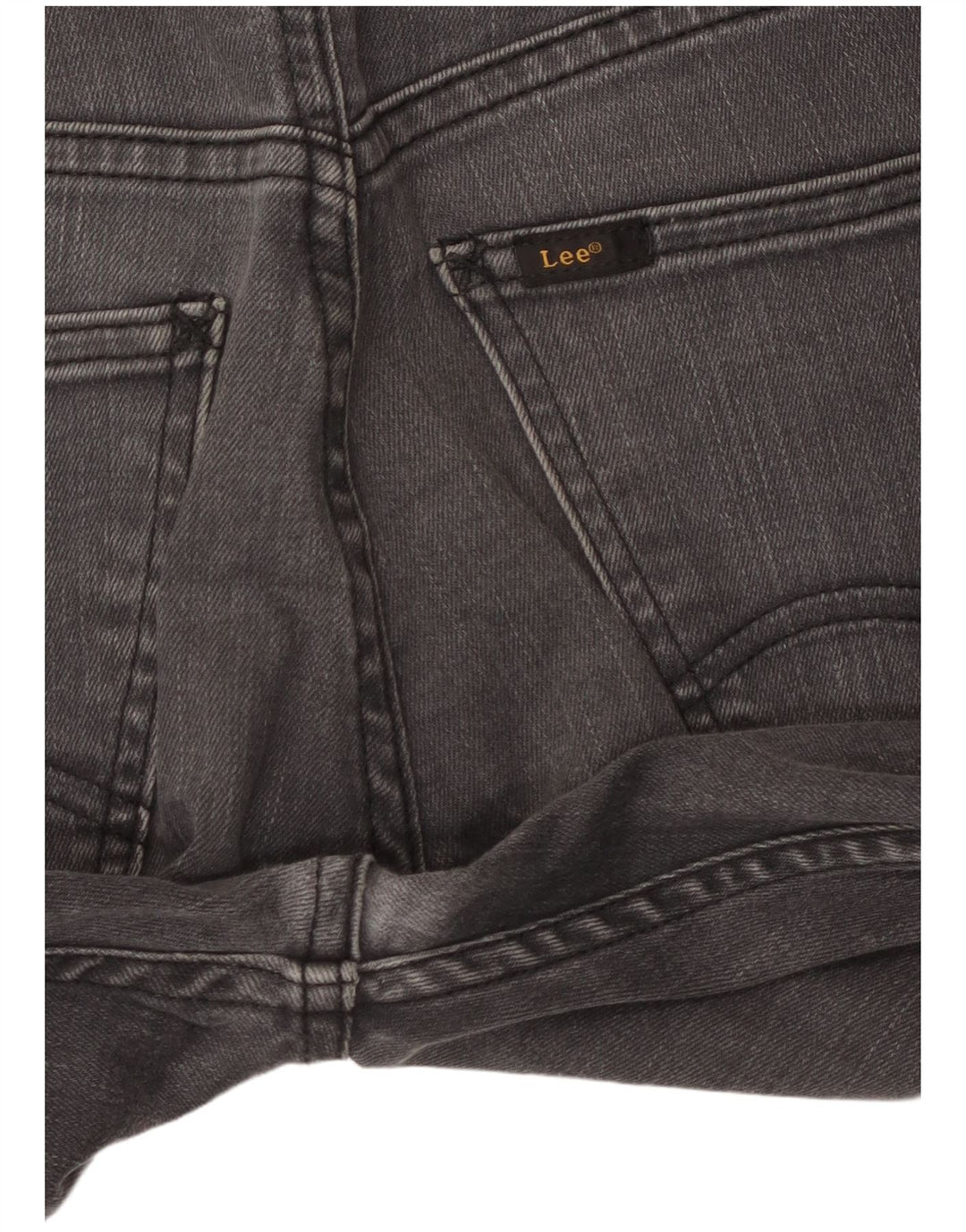 LEE Mens Jegger Straight Jeans W30 L32 Grey Cotton