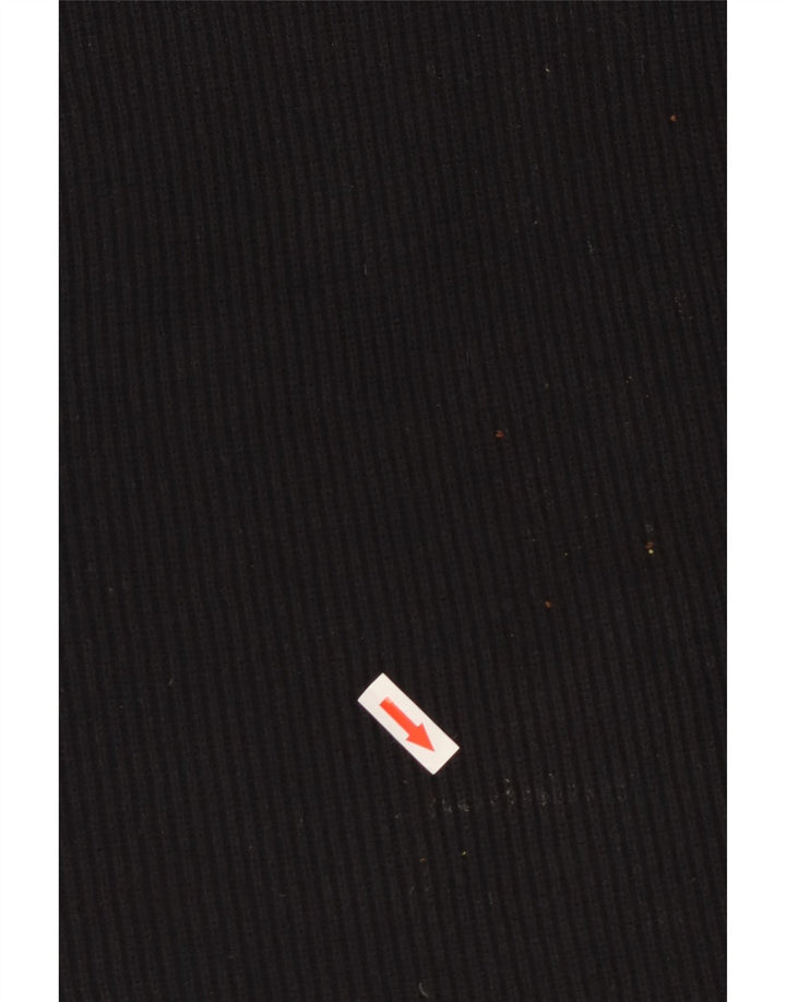 JIGSAW Womens Vest Tank Top UK 10 Small Black Cotton