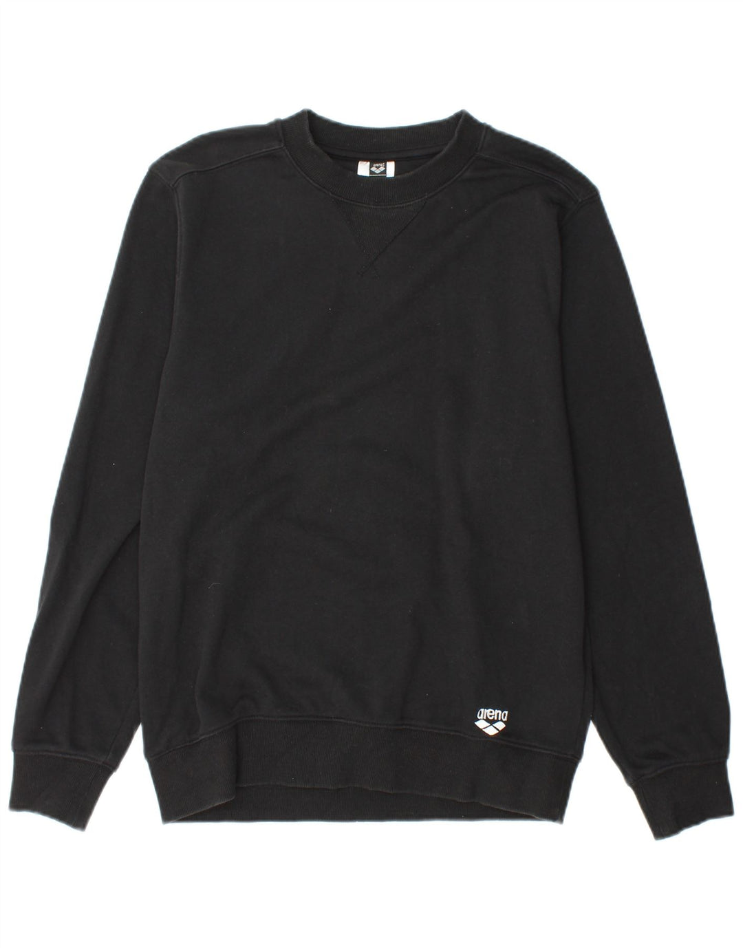 ARENA Mens Sweatshirt Jumper Medium Black Cotton