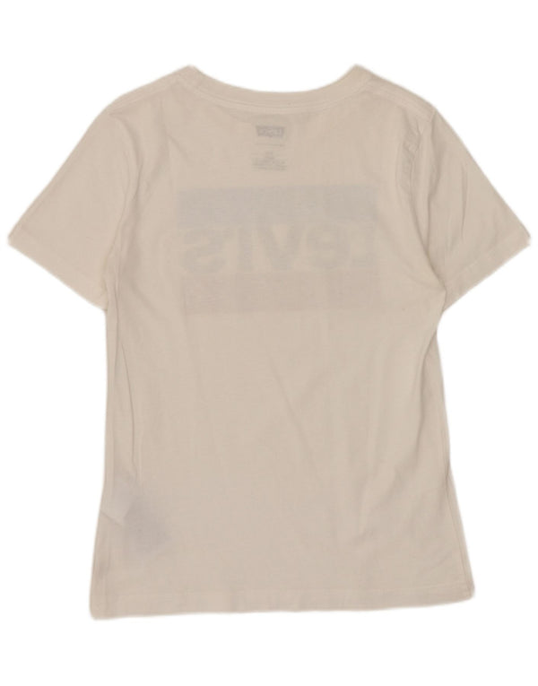 Levi's Boys Graphic T-Shirt Top 11-12 Years White Cotton