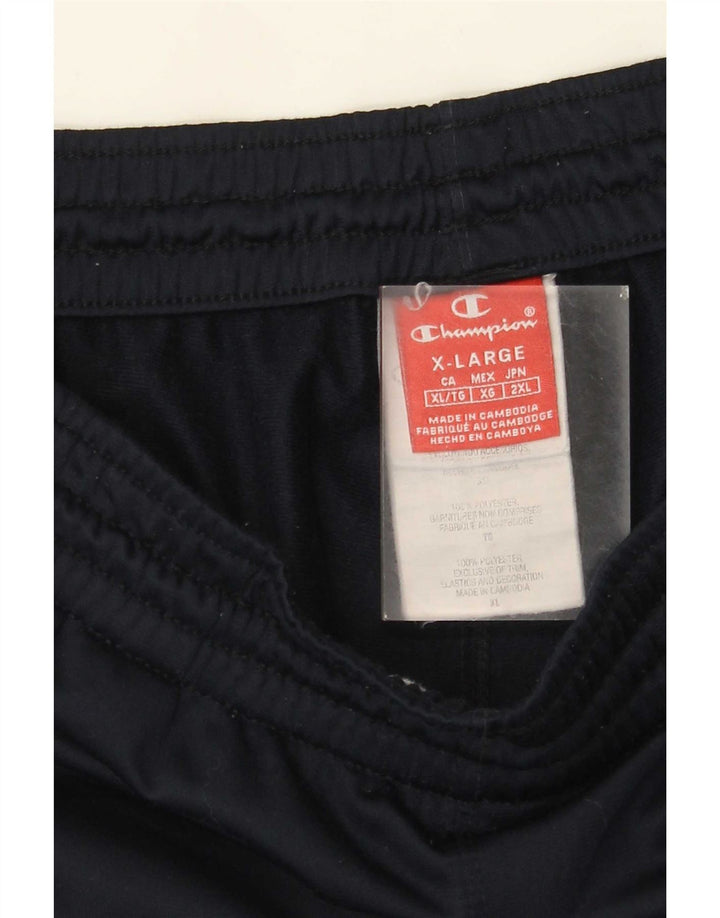 Champion Mens Graphic Tracksuit Trousers XL Navy Blue Polyester
