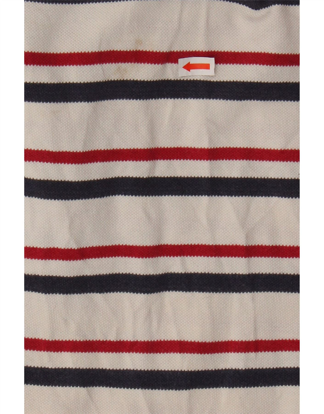 WRANGLER Boys Polo Shirt 15-16 Years 2XL White Striped Cotton