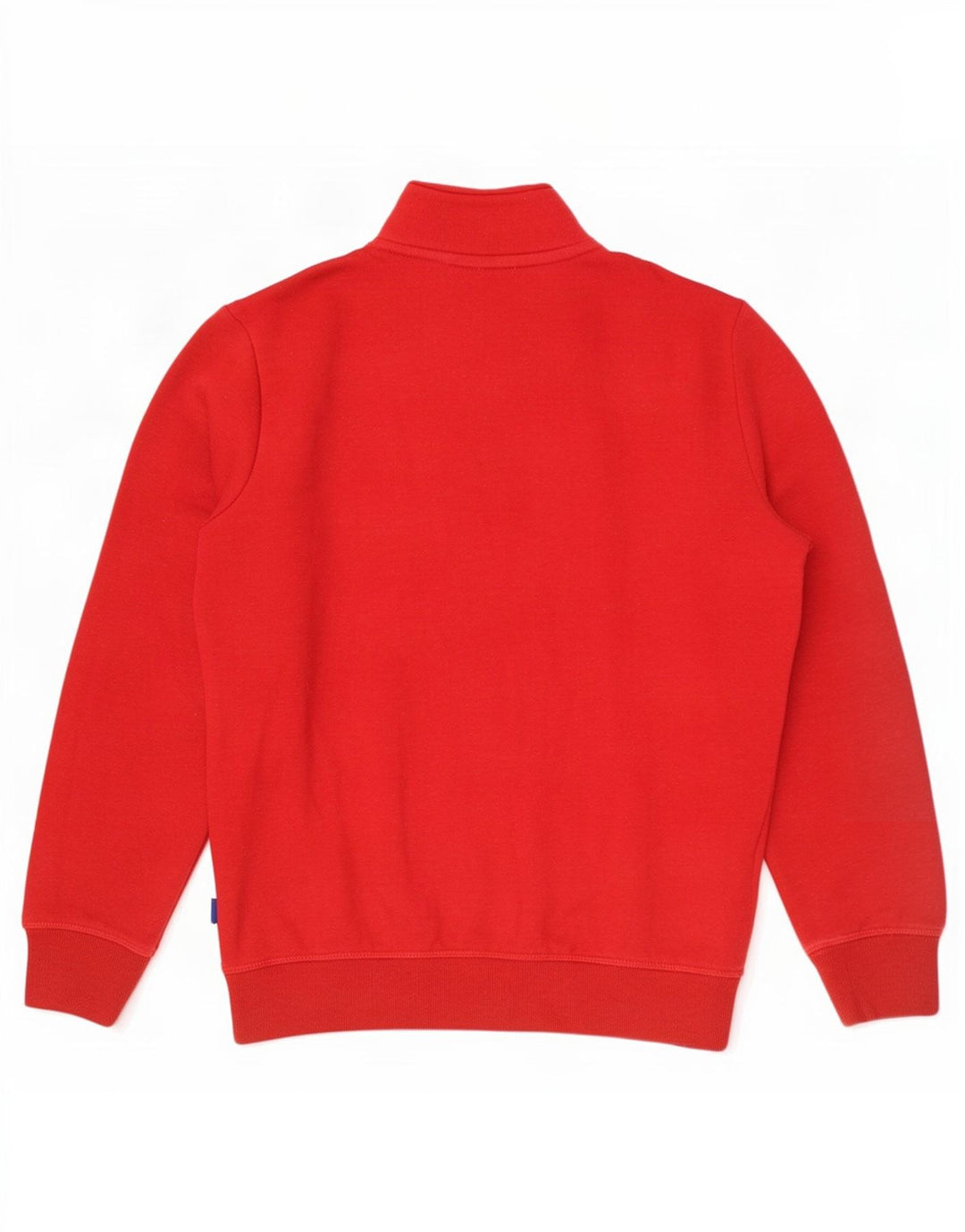 Superdry Mens Zip Neck Sweatshirt Jumper Medium Red Cotton