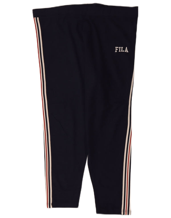 Fila Womens Leggings UK 24 4XL  Navy Blue