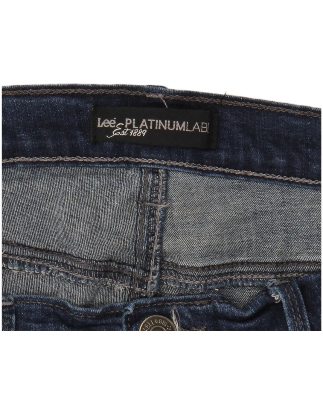 LEE Womens Platinum Label Capri Jeans W34 L21 Navy Blue