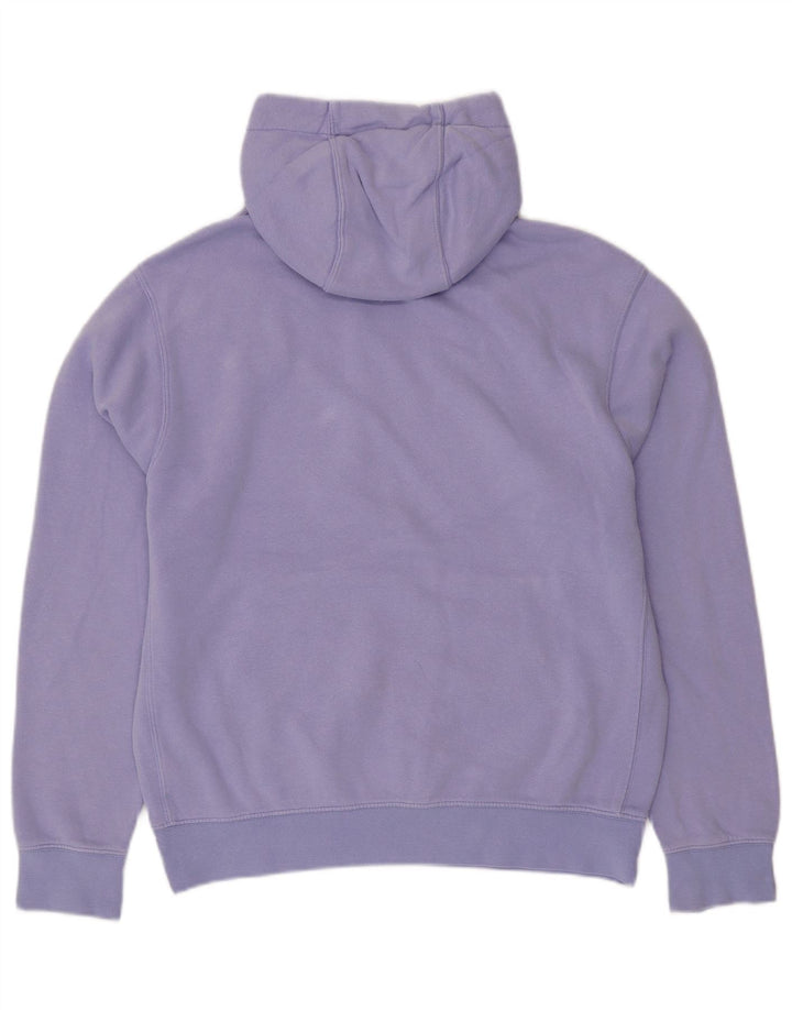NIKE Mens Hoodie Jumper Medium Purple Cotton