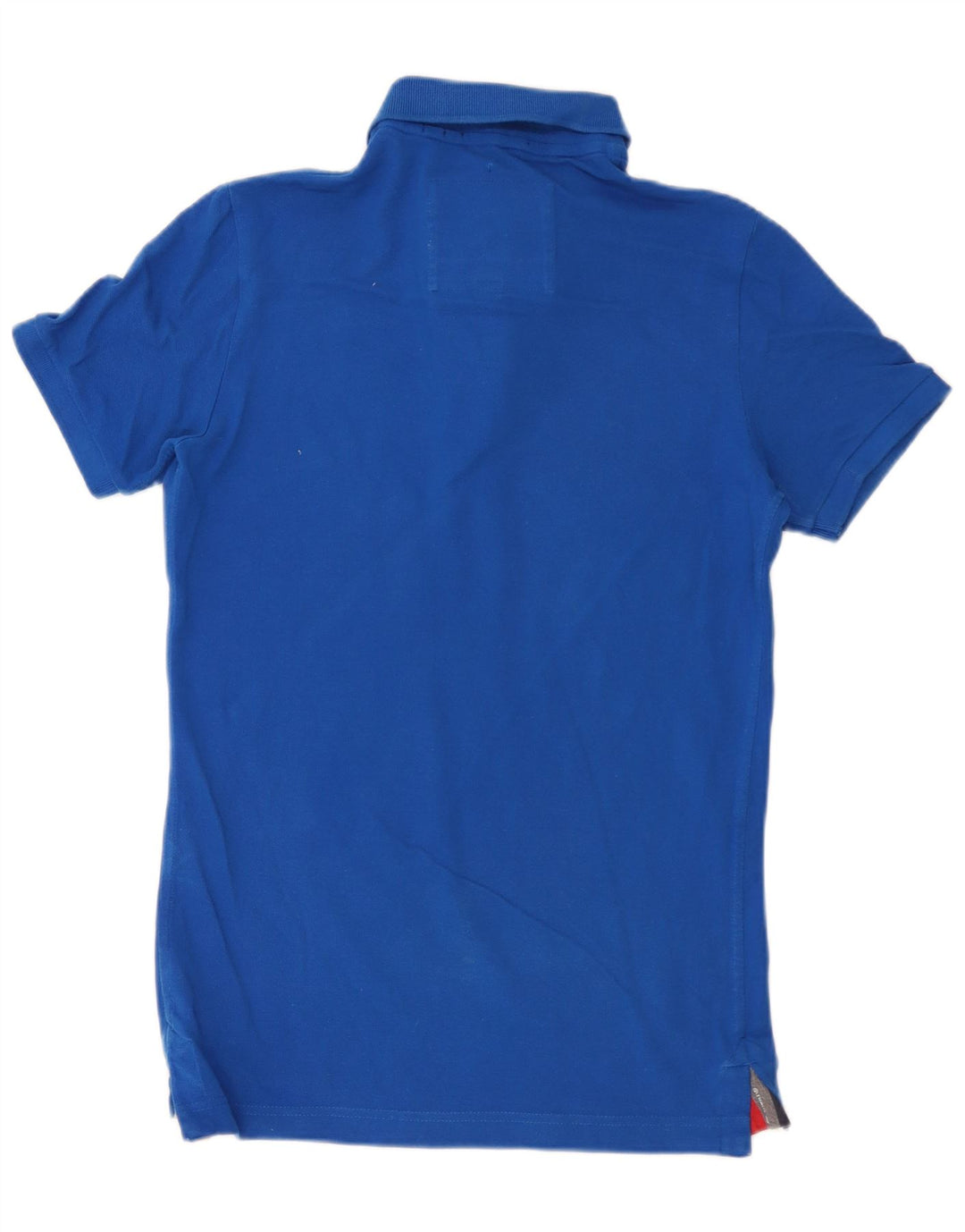 Superdry Mens Polo Shirt Medium Blue Cotton