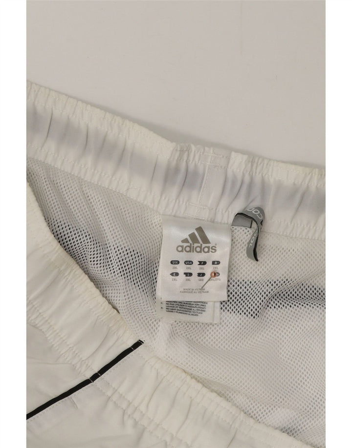 Adidas Mens Climacool Swimming Shorts 2XL White Polyester