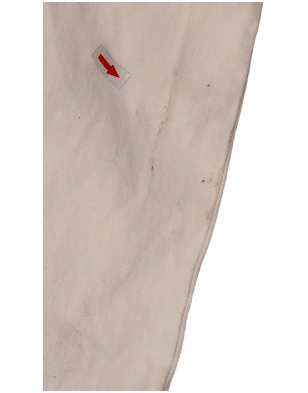 Zara Womens Denim Jumpsuit UK 14 Large White Cotton