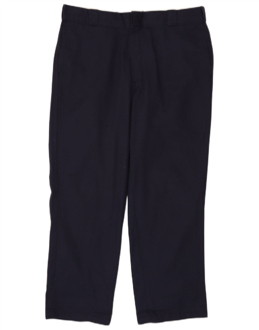 Dickies Mens Straight Chino Trousers W38 L30 Navy Blue Polyester