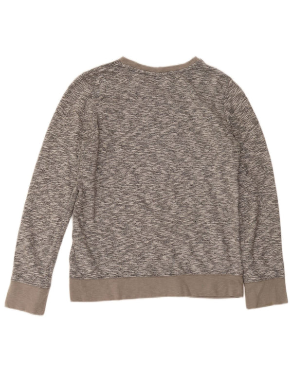 Carhartt Womens Sweatshirt Jumper US 4/6 Small Grey Flecked Cotton