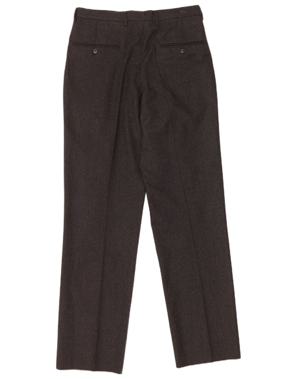 Vintage Mens Pegged Suit Trousers IT 48 Medium W30 L33 Grey Wool