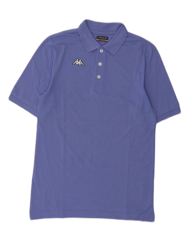 Kappa Mens Polo Shirt Medium Blue Cotton