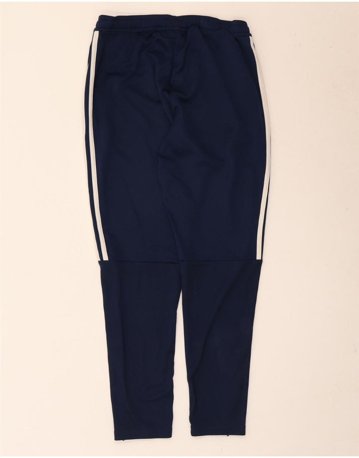 Adidas Mens Tracksuit Trousers Medium Navy Blue Polyester