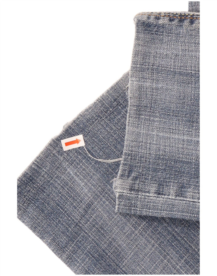 Levi's Womens 570 Straight Jeans W27 L29 Blue Cotton