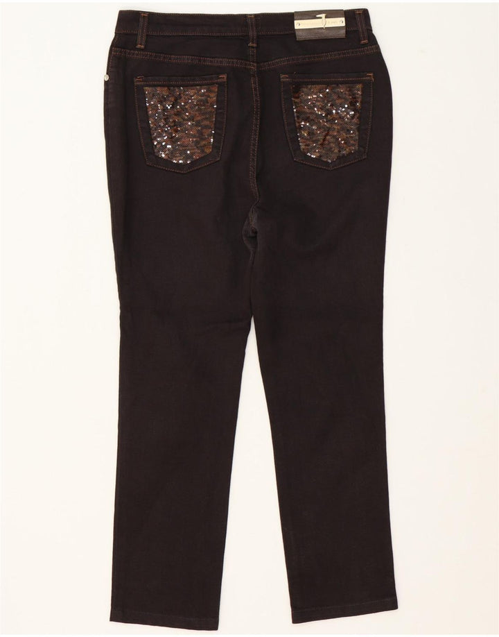 TRUSSARDI Womens Slim Jeans W32 L26  Brown Cotton Vintage Trussardi and Second-Hand Trussardi from Messina Hembry 