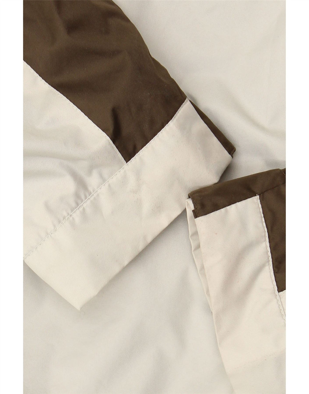 IGUANA Womens Hooded Windbreaker Jacket EU 46 XL White Colourblock