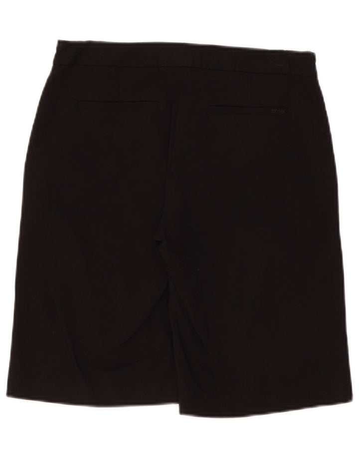 Izod Womens Chino Shorts US 2 XS W28 Black Rayon